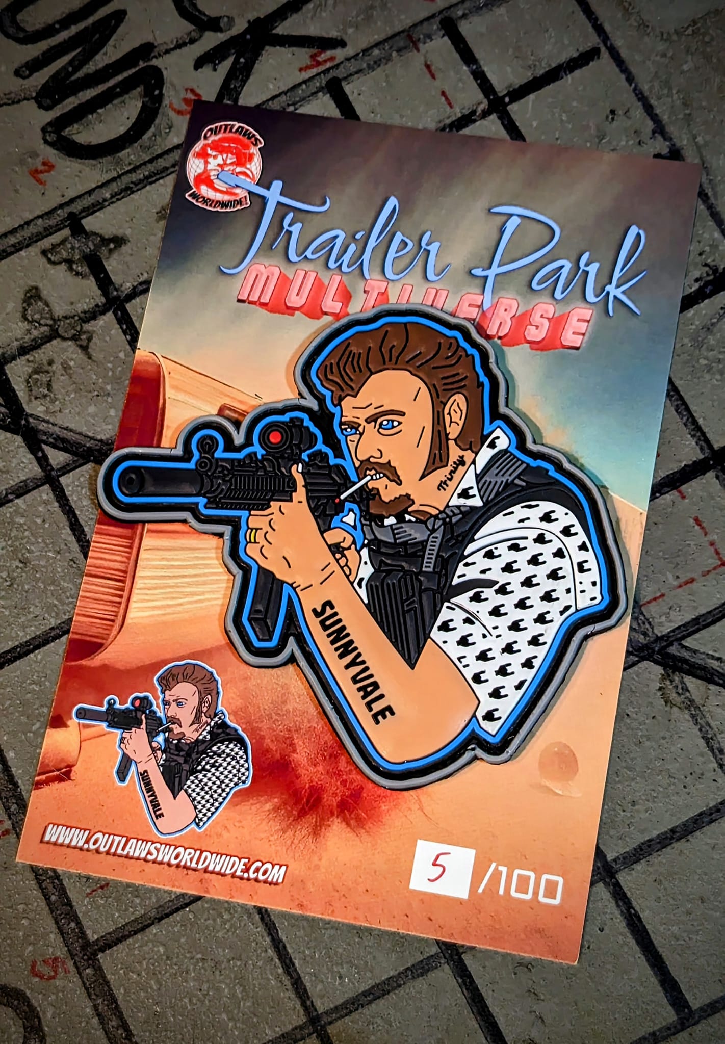 Trailer Park Multiverse "Ricky/Sicario" (PVC+VELCRO) 3.5"