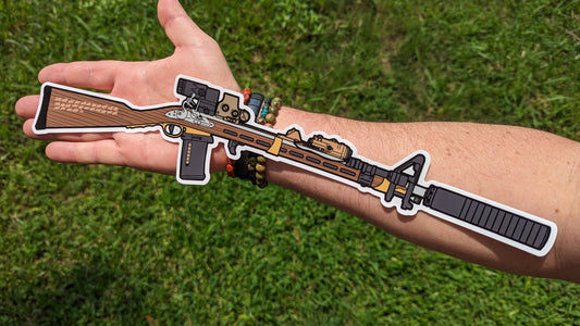 16" Modernized Musket Carbine BIG sticker