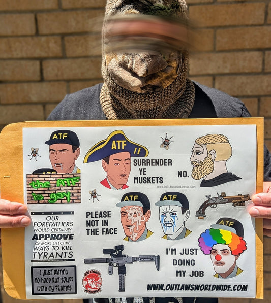 BIG ASS ATF Sticker sheet