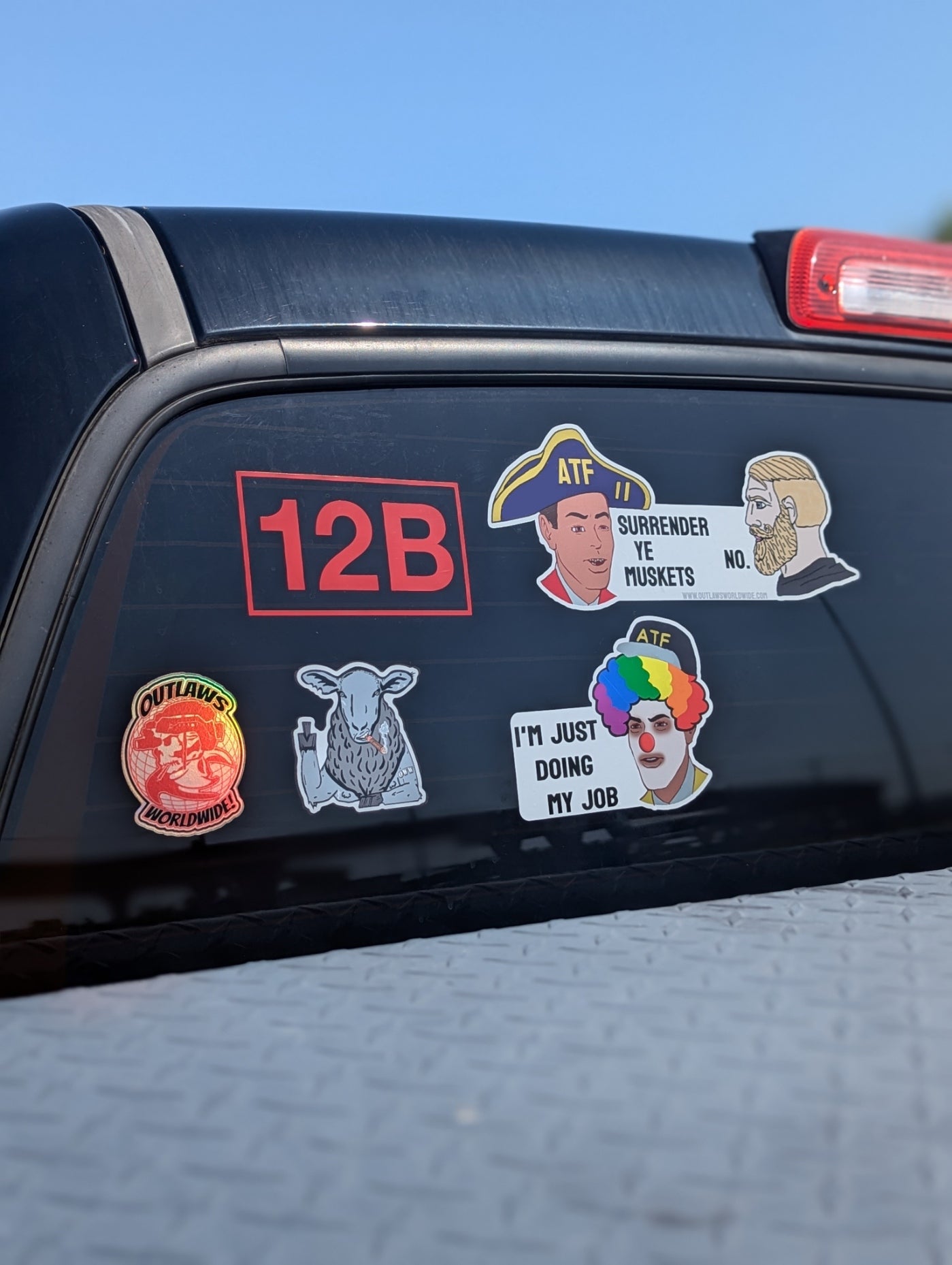 BIG ASS ATF Sticker sheet