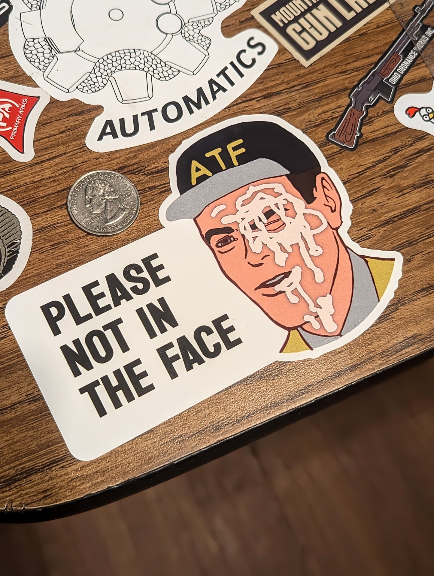 BIG ASS ATF Sticker sheet